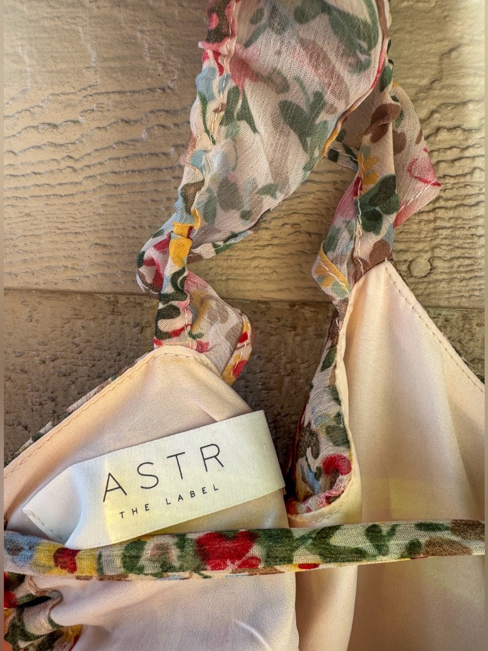 ASTR The Label - Tie Back Ruffle Floral Maxi Dress - Picture 3 of 4